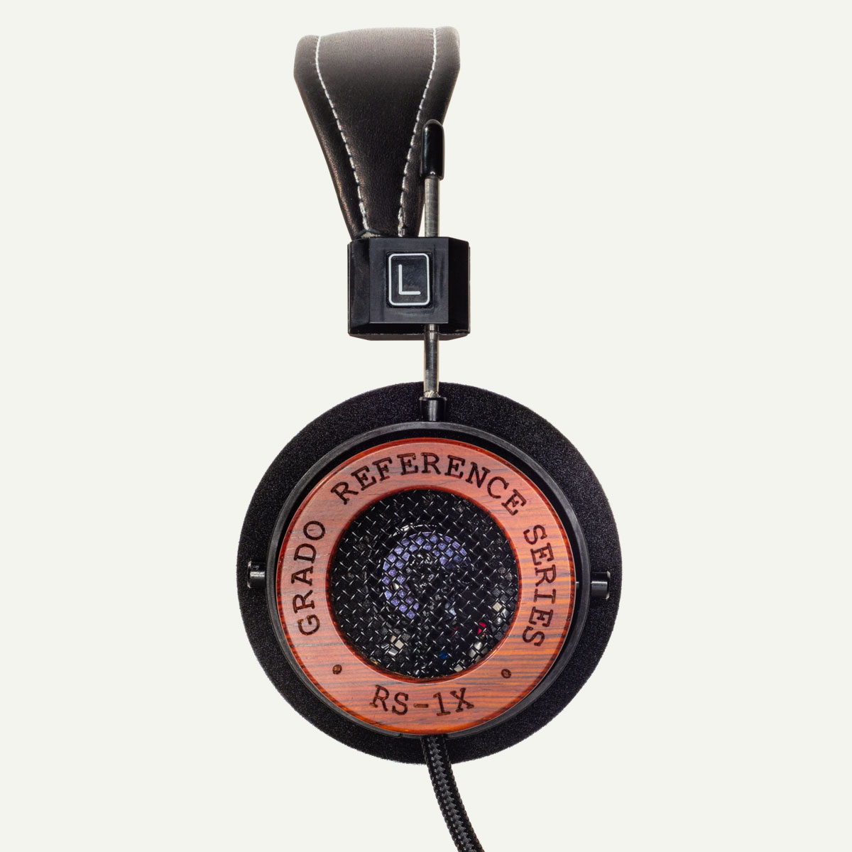 Photo of RS1X Headphones taken from the side with a transparent background.